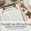 Checklist de Última Hora para una Primera Comunión sin Contratiempos