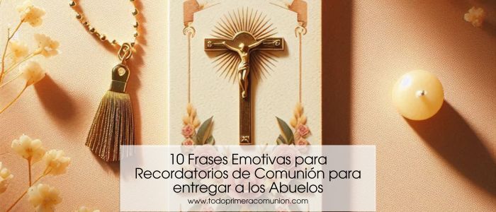 10 Frases Emotivas para Recordatorios de Comunión: Sorprende a los Abuelos