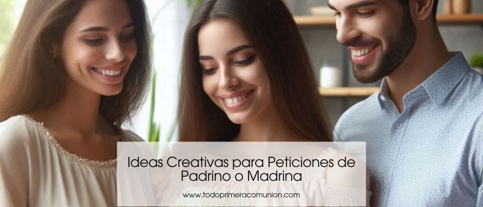 Ideas Creativas para Pedir que Alguien Sea Padrino o Madrina