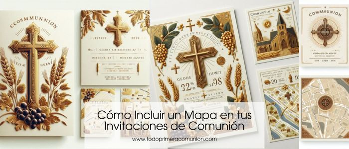 Cómo Incluir un Mapa en tus Invitaciones de Primera Comunión: Guía Paso a Paso