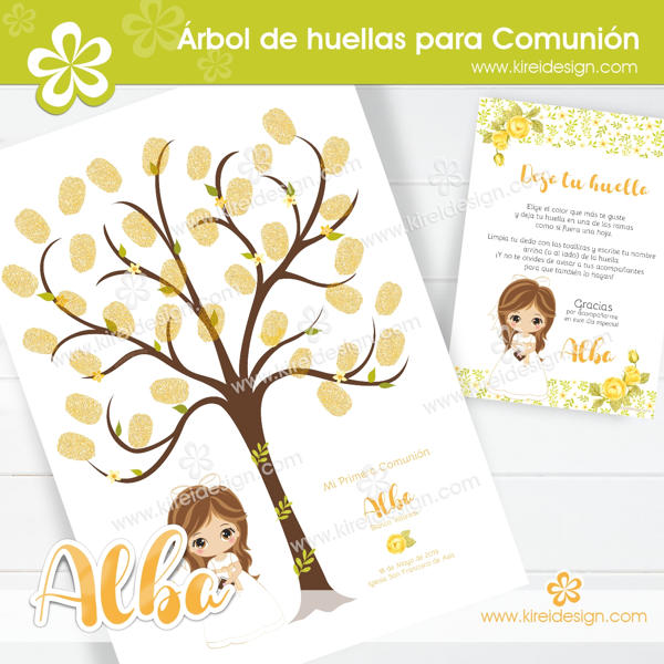 Arbol huellas Alba