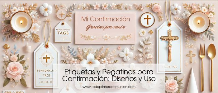 Etiquetas y Pegatinas Imprimibles para Confirmación: Diseños y Uso