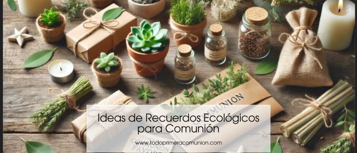 Ideas de Recuerdos Ecológicos para Comunión