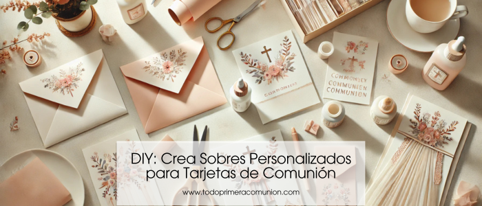 DIY: Crea Sobres Personalizados para Tarjetas de Comunión