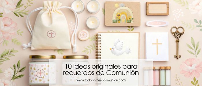 10 ideas originales para recuerdos de Primera Comunión